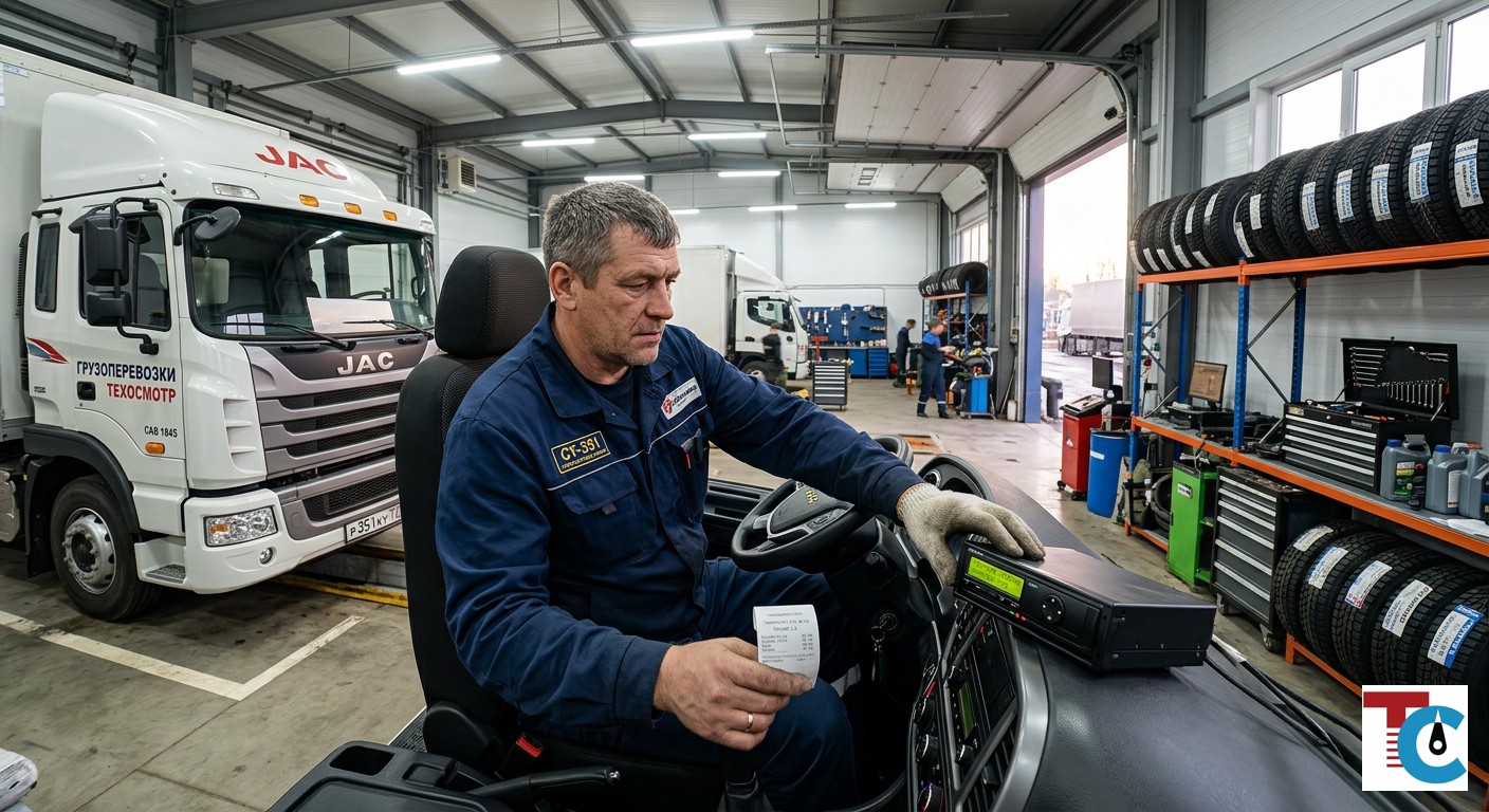 Бумага для тахографа JAC перед рейсом: полное руководство 2026