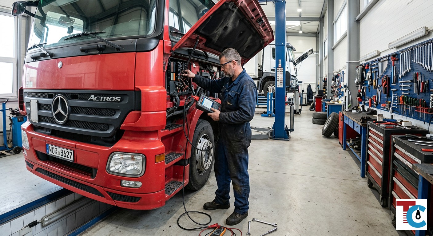 Профессиональная диагностика и ремонт электрики Mercedes Actros в 2026 году