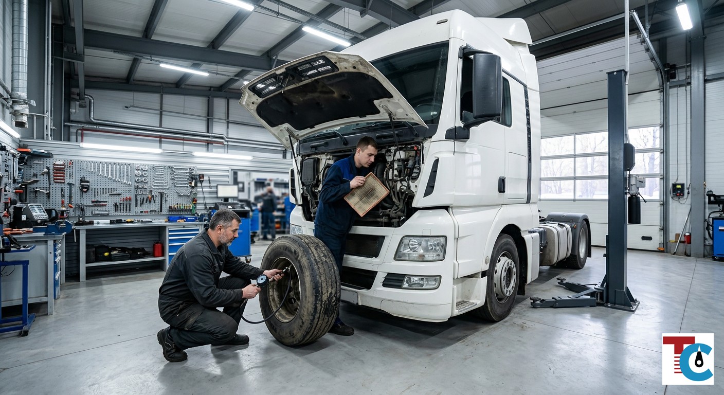 Контроль давления шин для экономии топлива грузовика: полное руководство 2026