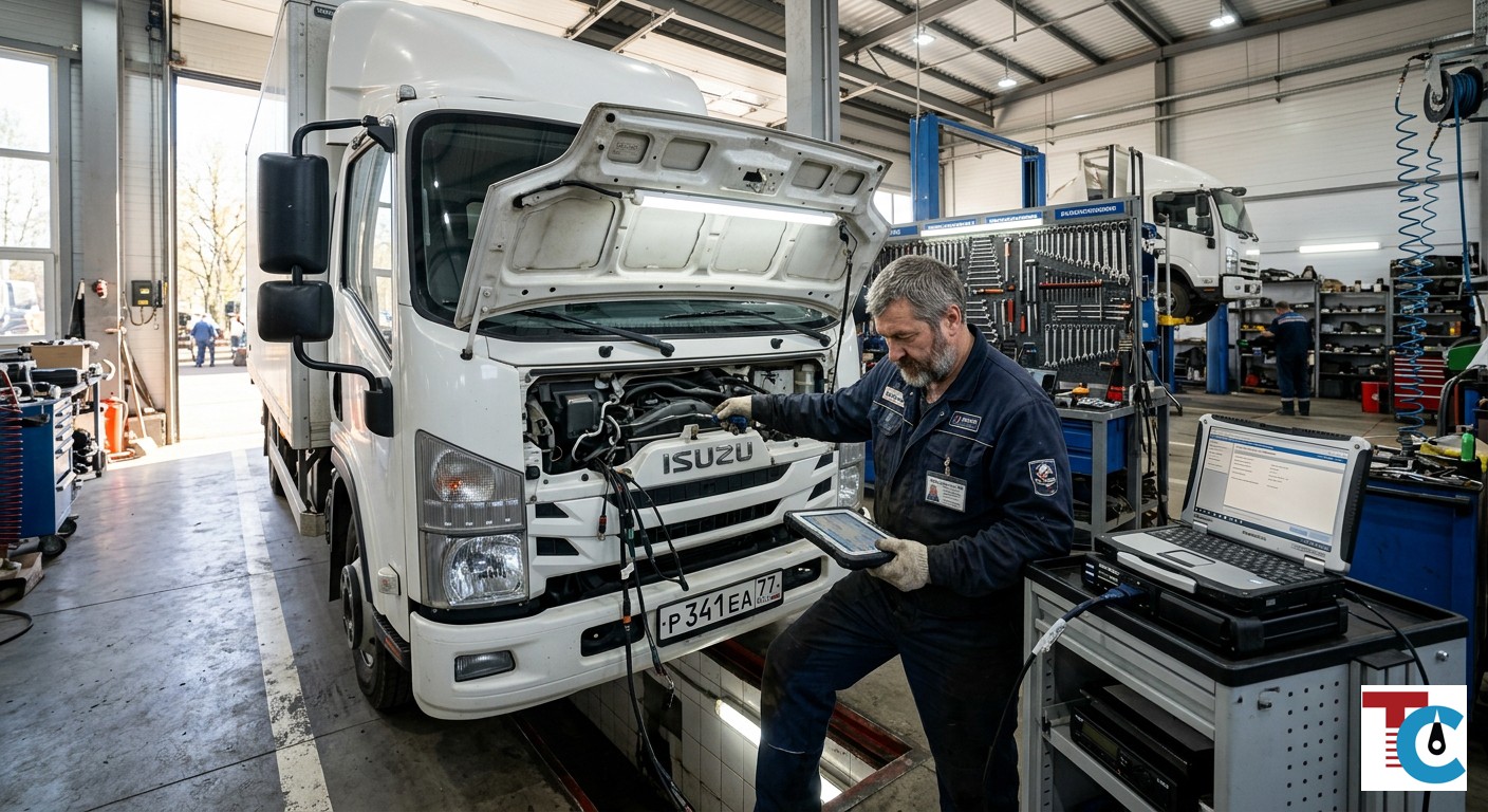 Калибровка тахографа на ISUZU в 2026 году: сроки, штрафы и особенности