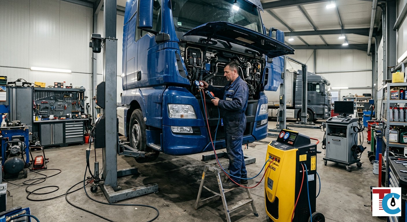 Подготовка кондиционера грузовика к лету 2026: полный чек-лист от «Тахограф-Сервис»