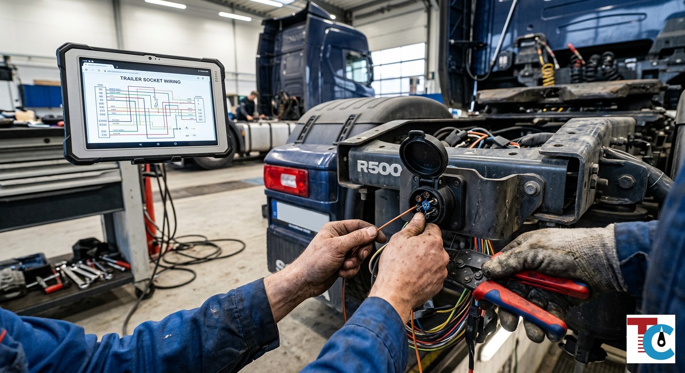 Подключение электрики фаркопа грузовика: схема, стандарты и профессиональный монтаж в 2026 году