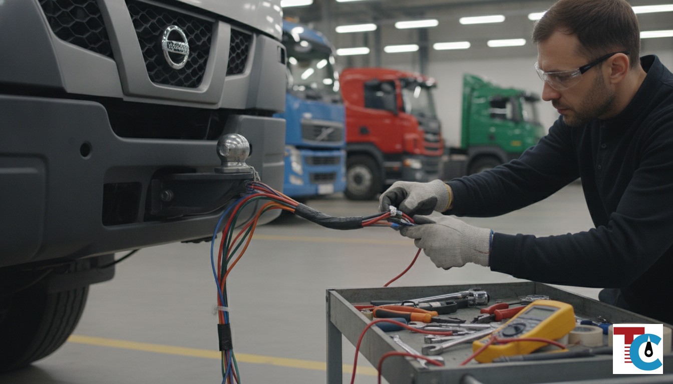 Подключение фаркопа на коммерческий Nissan и другие грузовики в 2026 году