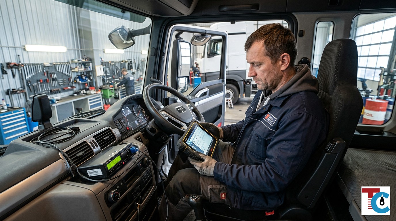 Тахограф сломался в рейсе: пошаговая инструкция и штрафы в 2026 году