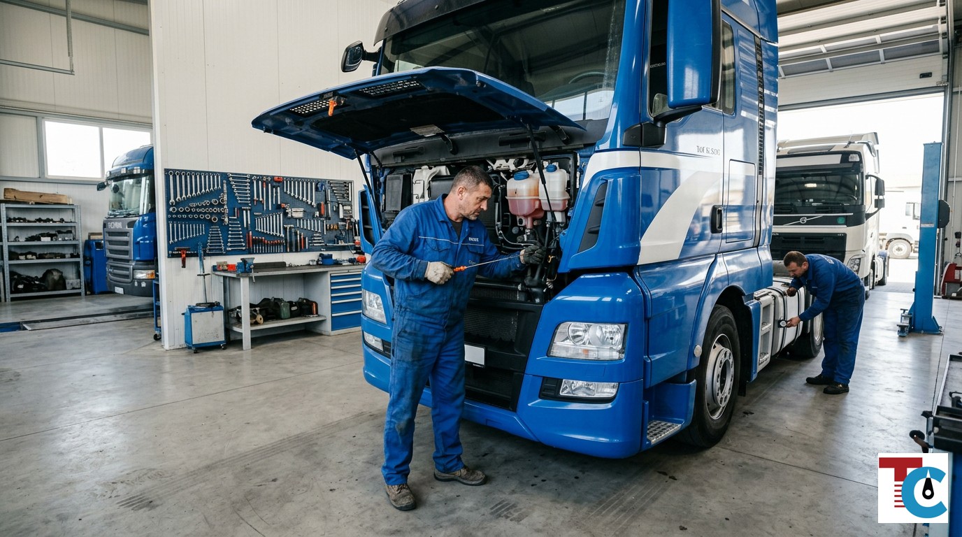 Предрейсовый осмотр грузовика: полный чек-лист 2026 года