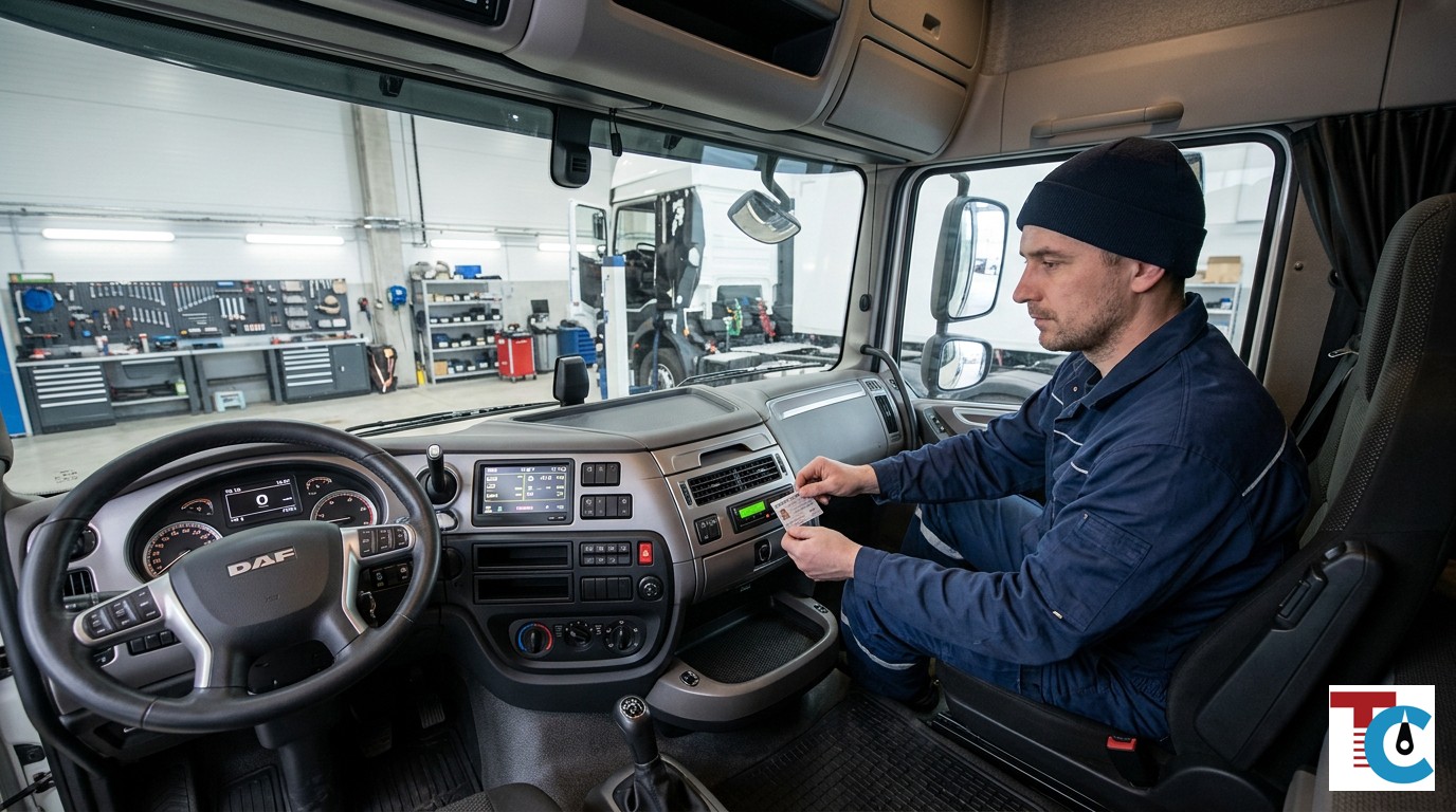 Проверка тахографа перед рейсом в 2026 году: полный чек-лист для водителя