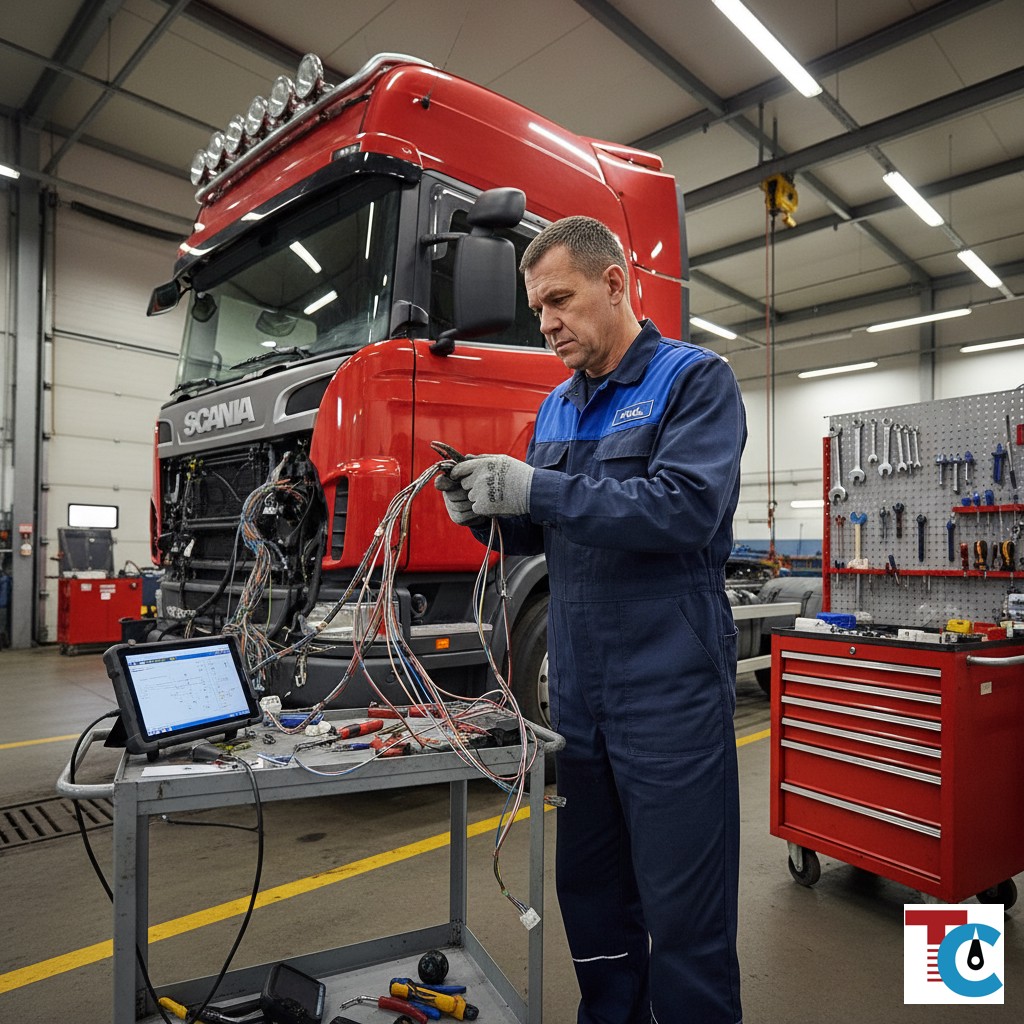 Ремонт проводки Scania: комплексная диагностика и устранение неисправностей электрики