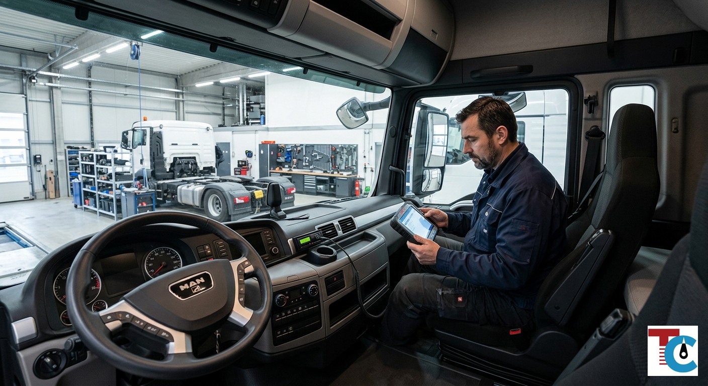 Ремонт тахографа MAN: ошибка «Нет связи с блоком СКЗИ» и ее решение в 2026 году