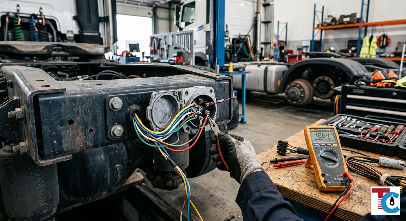 Схема подключения розетки фаркопа для грузовиков: стандарты и распиновка 2026