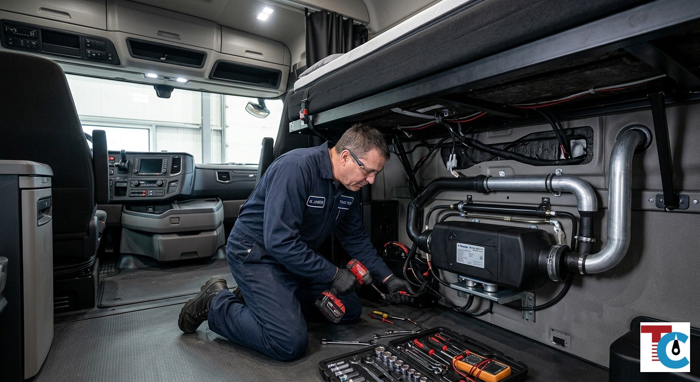 Профессиональная установка автономного отопителя на грузовик в 2026 году