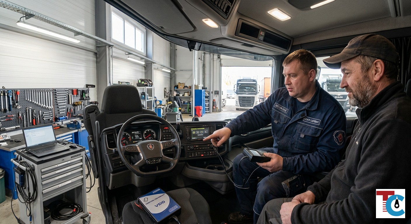 Выгрузка данных с тахографа без кардридера: что нужно знать в 2026 году