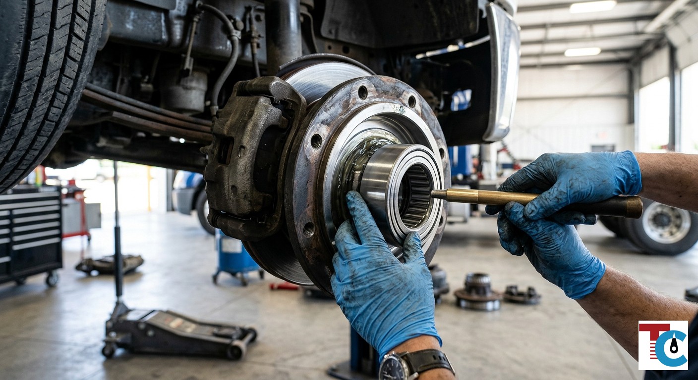 Замена подшипника передней ступицы грузовика: признаки, причины, профессиональный ремонт