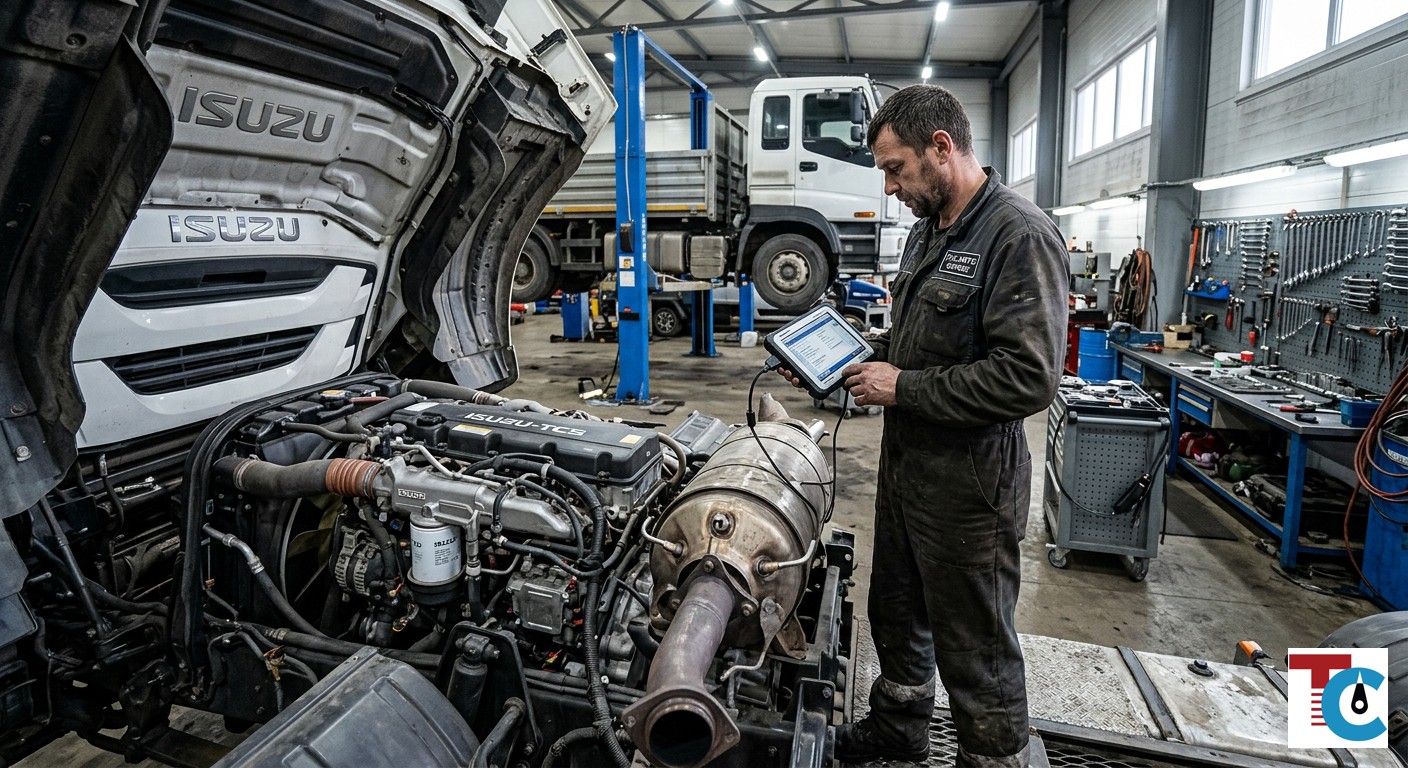 Засоренный сажевый фильтр ISUZU DPF: Полное руководство по диагностике, ремонту и удалению в 2026 году