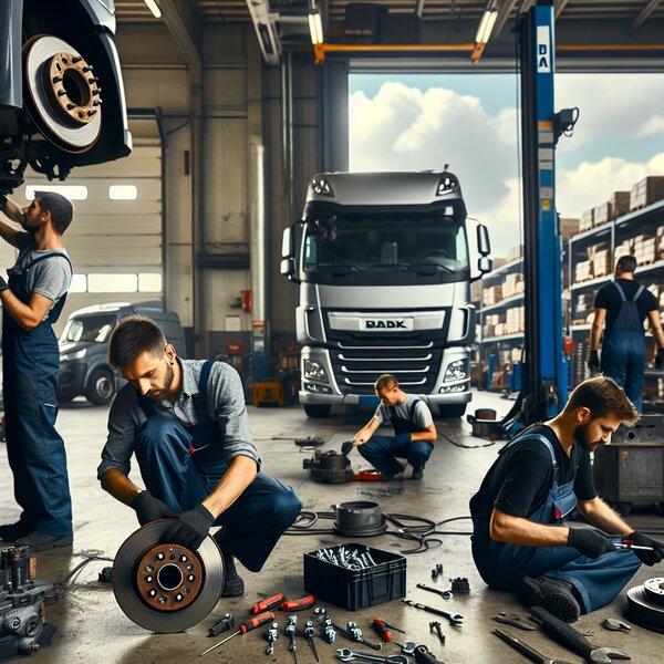 Снятие и установка тормозного барабана для Volvo, Scania, Mercedes, Renault,