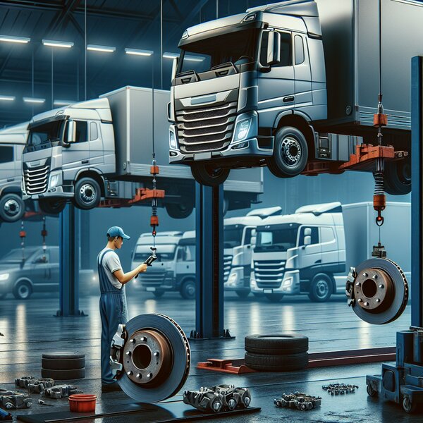 Снятие и установка 6 суппортов для грузовиков Volvo, Scania, Mercedes, Renault,