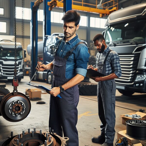 Замена тормозного барабана на Volvo, Scania, Mercedes, Renault, DAF, Камаз, МАЗ