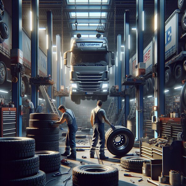 Снятие и установка 8 колес на грузовики Volvo, Scania, Mercedes, Renault, DAF,