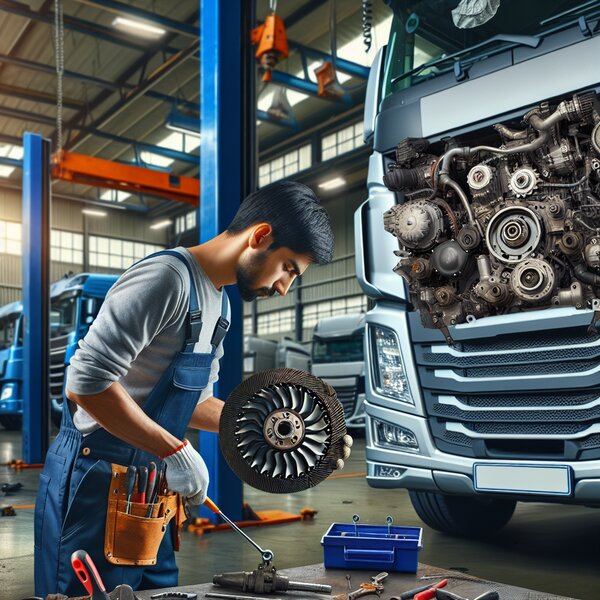 Замена вентилятора с муфтой для грузовиков Volvo, Scania, Mercedes, Renault,