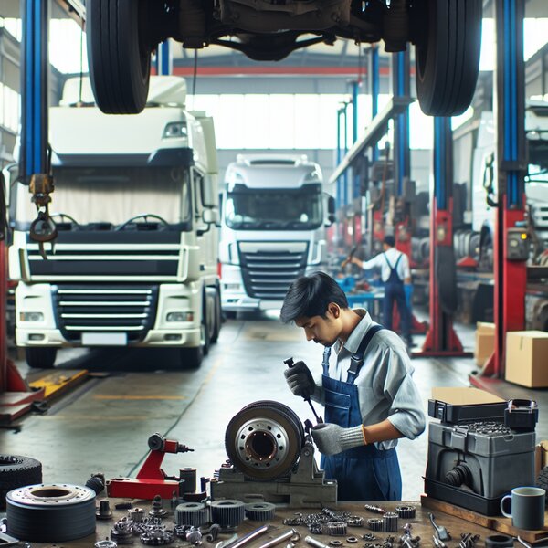 Замена натяжителя шторки для грузовиков Volvo, Scania, Mercedes, Renault, DAF,