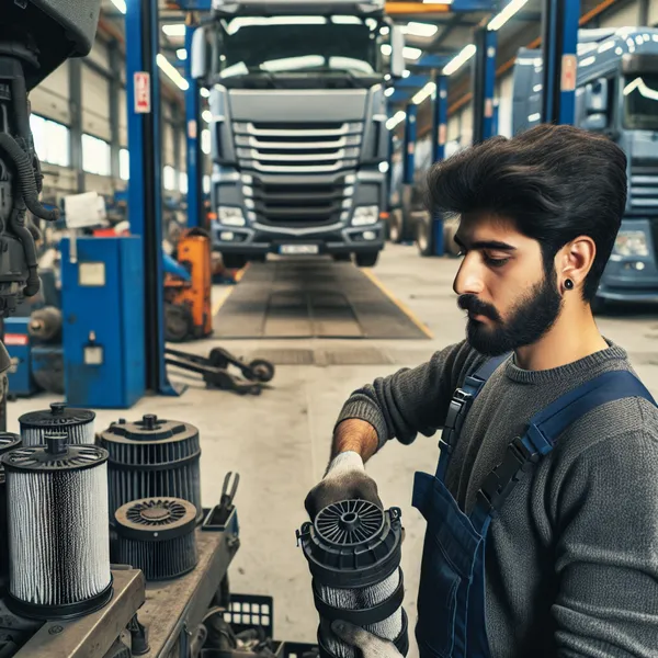 Замена фильтра-осушителя для грузовиков Volvo,