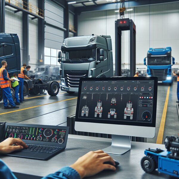 Компьютерная диагностика пневмосистем Volvo, Scania, Mercedes, Renault, DAF,