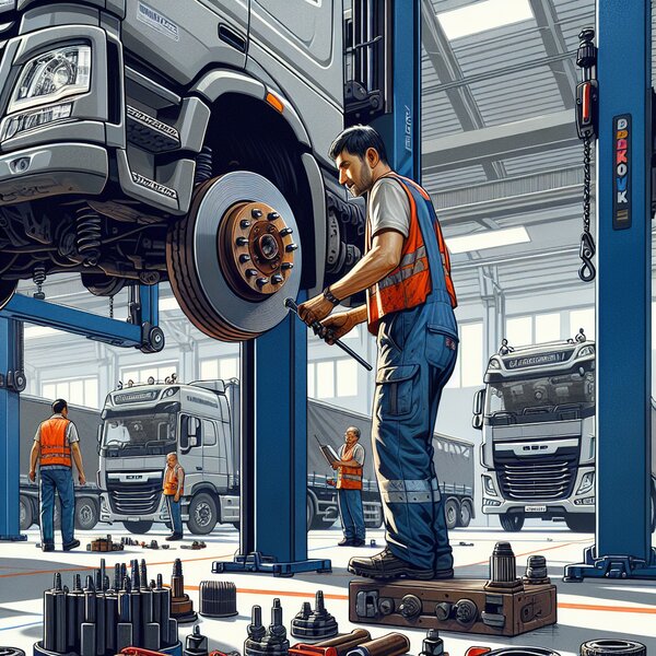 Замена тормозного вала Volvo, Scania, Mercedes, Renault, DAF, Камаз, МАЗ,