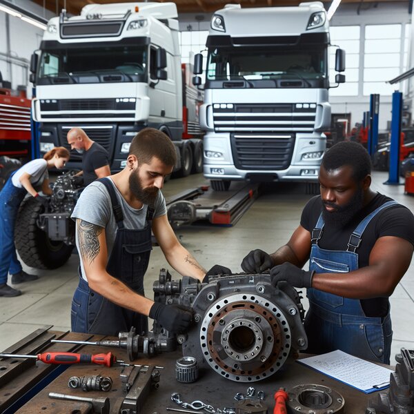 Снятие и установка редуктора Volvo, Scania, Mercedes, Renault, DAF, Камаз, МАЗ,