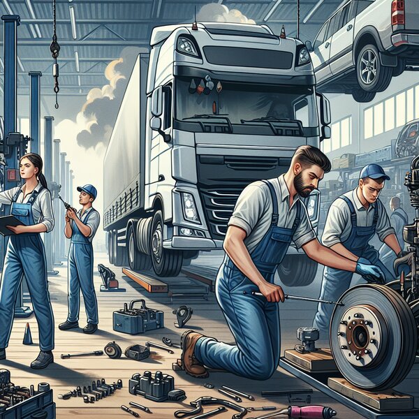 Регулировка тормозов для грузовиков Volvo, Scania, Mercedes, Renault, DAF,