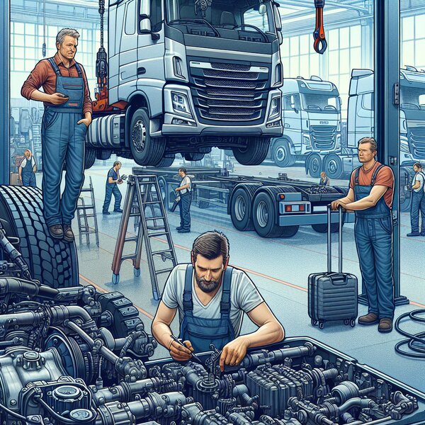 Ремонт фитингов авто Volvo, Scania, Mercedes, Renault, DAF, Камаз, МАЗ,