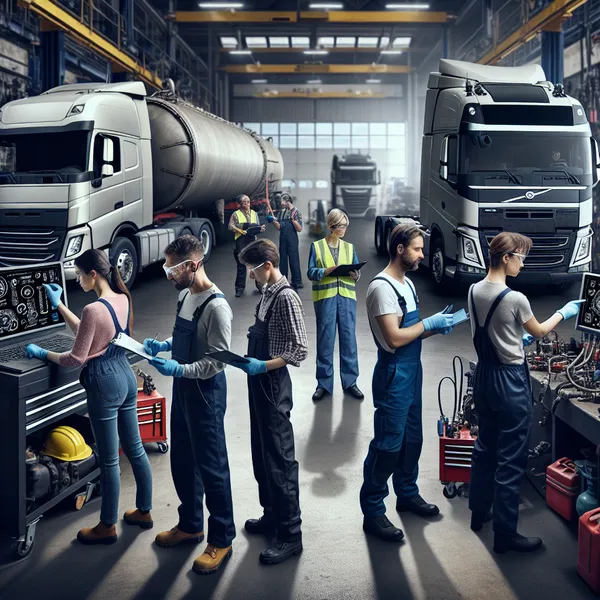 Диагностика пневмосистем грузовиков Volvo, Scania
