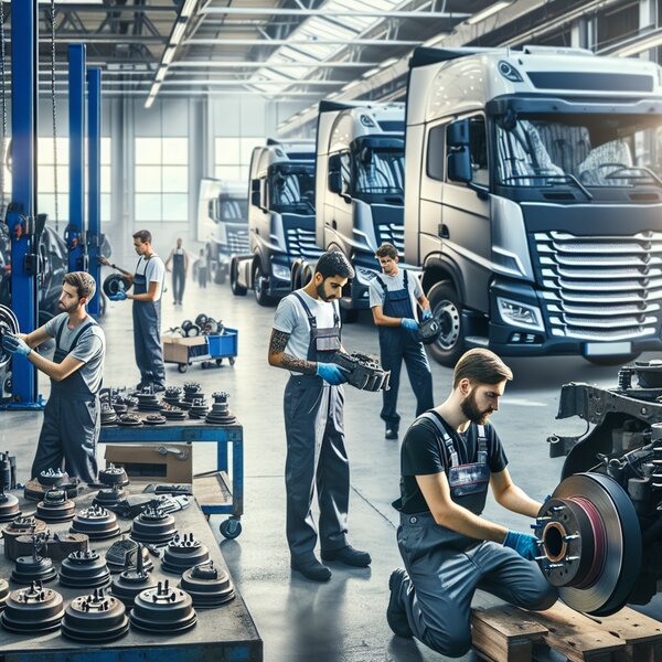 Замена тормозной камеры грузовиков Volvo, Scania, Mercedes, Renault, DAF, Камаз