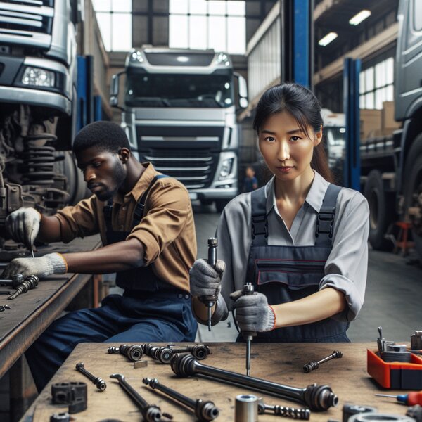 Переборка рулевых наконечников: Volvo, Scania, Mercedes, Renault, DAF, Камаз,