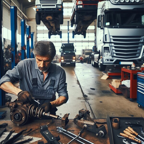 Установка кронштейна ГУР для грузовиков: Volvo, Scania, Mercedes, Renault, DAF,