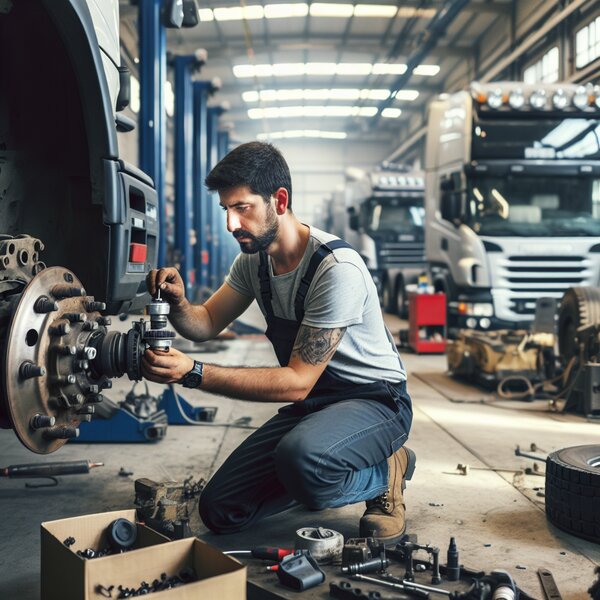 Замена датчика нагрузки на ось Volvo, Scania, Mercedes, Renault, DAF, Камаз,