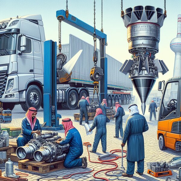 Замена реактивной тяги на грузовиках Volvo, Scania, Mercedes, Renault, DAF,