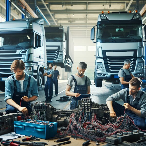 Восстановление электропроводки для грузовиков (Н-Ч) Volvo, Scania, Mercedes,