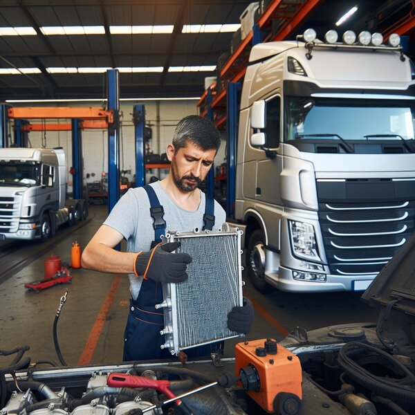 Замена радиатора кондиционера для Volvo, Scania, Mercedes, Renault, DAF, Камаз,