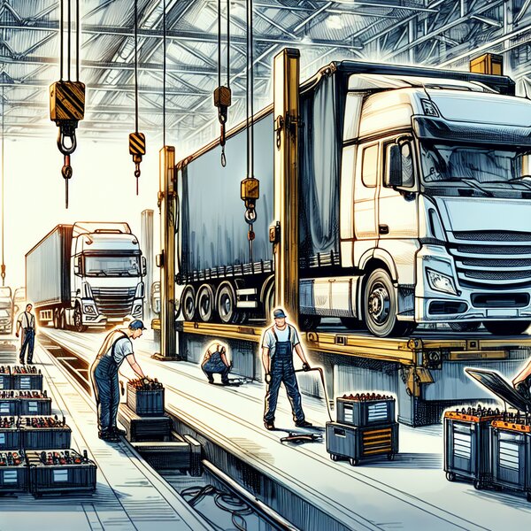 Замена аккумуляторов (АКБ) для Volvo, Scania, Mercedes, Renault, DAF, Камаз,