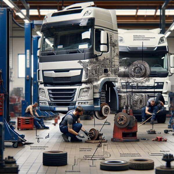 Снятие и установка тормозного вала для Volvo, Scania, Mercedes, Renault, DAF,