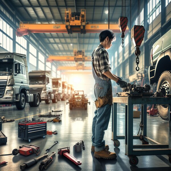 Снятие и установка крана уровня пола для грузовиков Volvo, Scania, Mercedes,