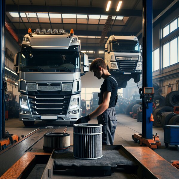 Замена воздушного фильтра Volvo, Scania, Mercedes, Renault, DAF, Камаз, МАЗ,