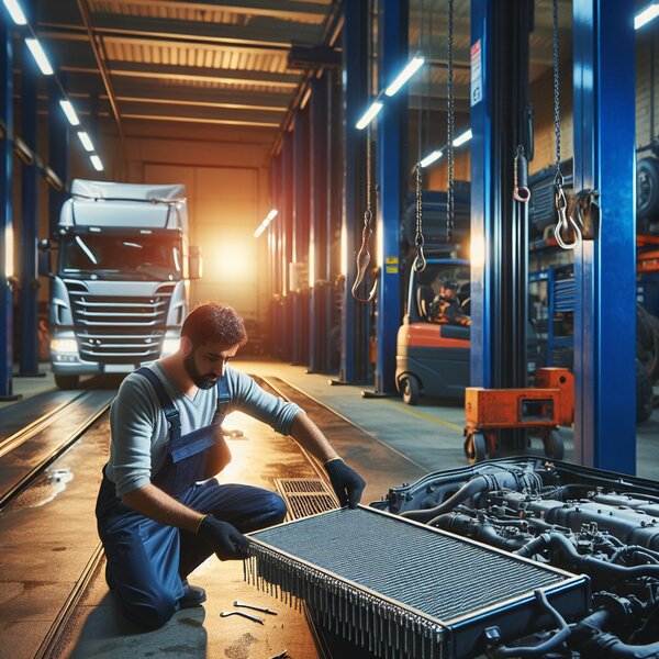 Профессиональная чистка радиаторов Volvo, Scania, Mercedes, Renault, DAF, Камаз