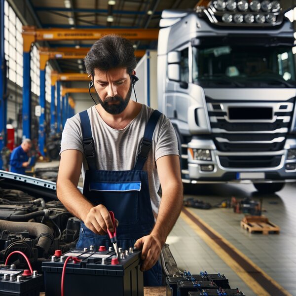 Снятие и установка АКБ для грузовиков Volvo, Scania, Mercedes, Renault, DAF,