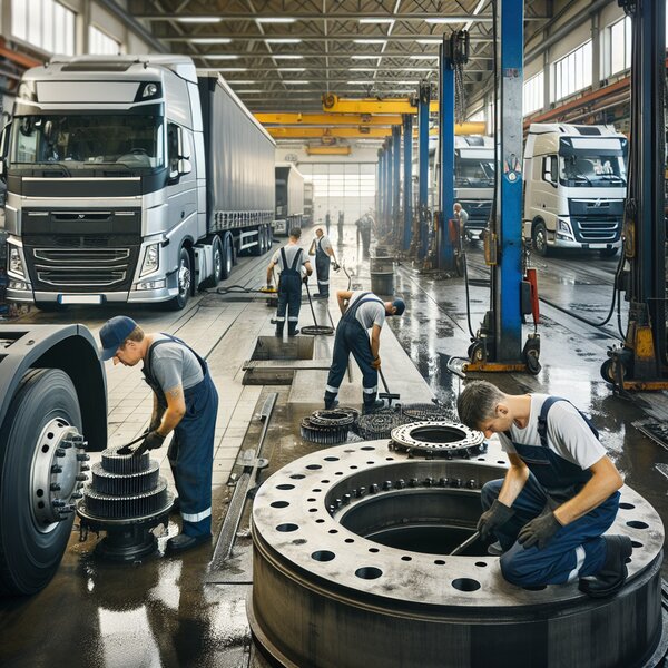 Чистка ступиц и дисков Volvo, Scania, Mercedes, Renault, DAF, Камаз, МАЗ,