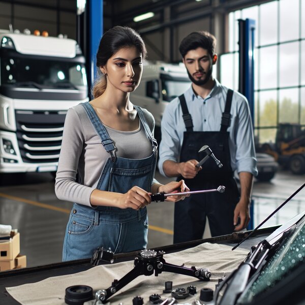 Ремонт трапеции стеклоочистителя для Volvo, Scania, Mercedes, Renault, DAF,