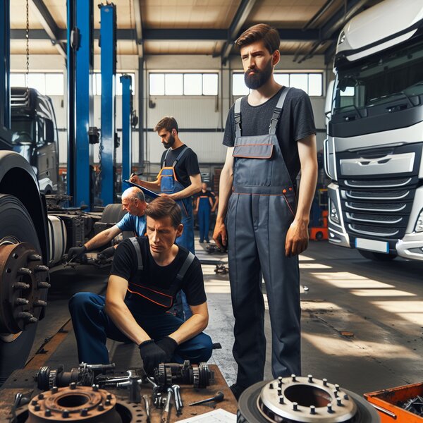 Замена оси грузовиков: Volvo, Scania, Mercedes, Renault, DAF, Камаз, МАЗ,