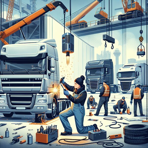 Установка отопителя: Volvo, Scania, Mercedes, Renault, DAF, Камаз, МАЗ,