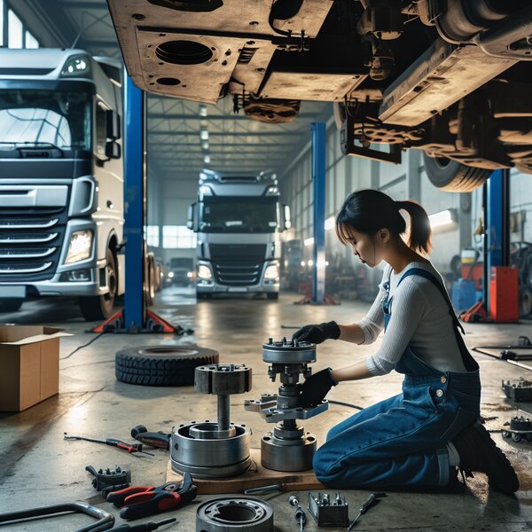 Замена разъема монтажного комплекта для грузовиков Volvo, Scania, Mercedes,