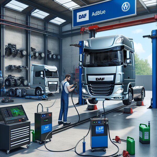 Отключение AdBlue (мочевины) для DAF LF: профессиональная услуга по отключению