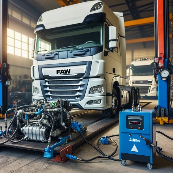 Отключение системы AdBlue на самосвале FAW CA3252 – повышение надежности и